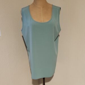 Elegant Sea Foam Green 3 Piece Sleeveless Top,Jacket,and Pants